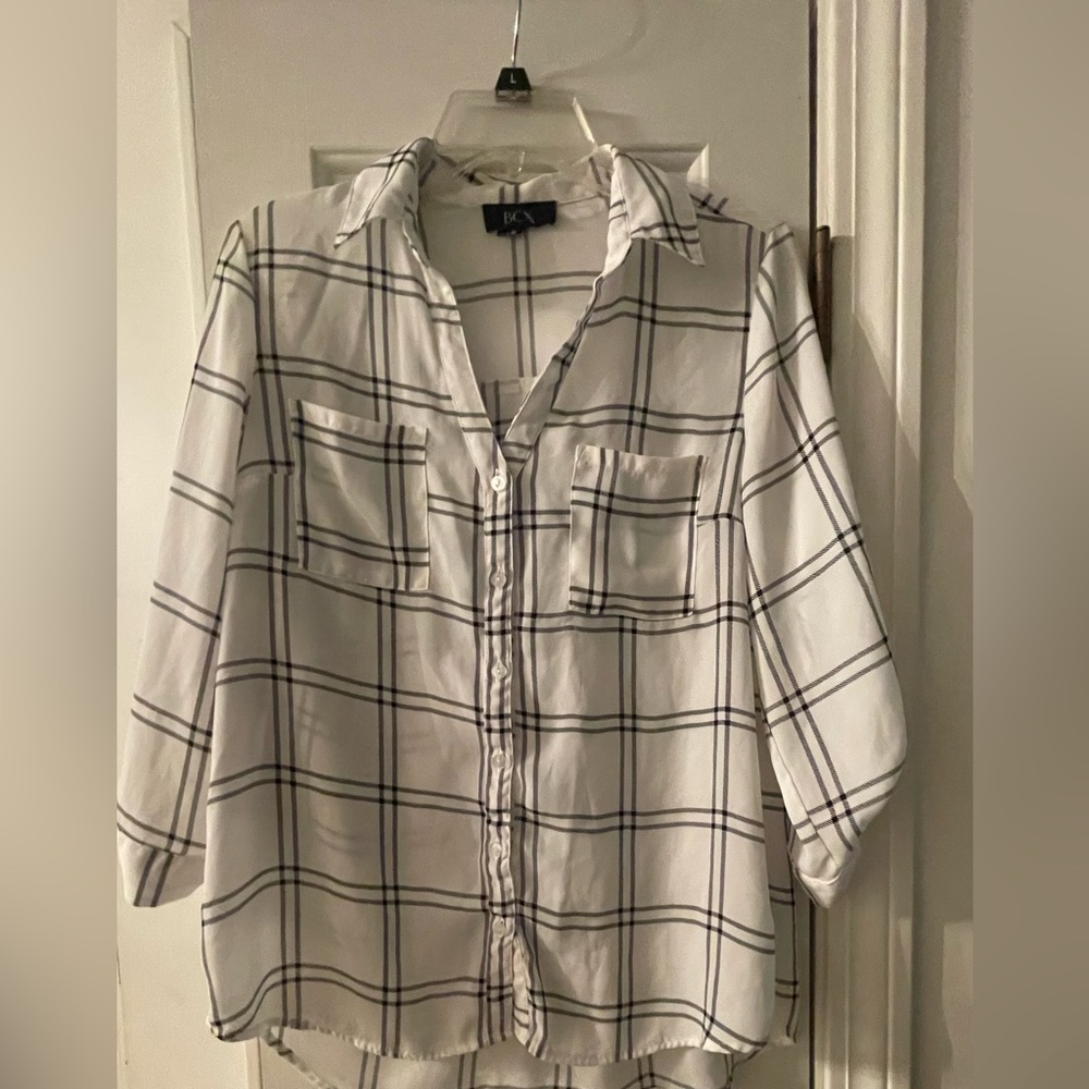 Black and white shirt